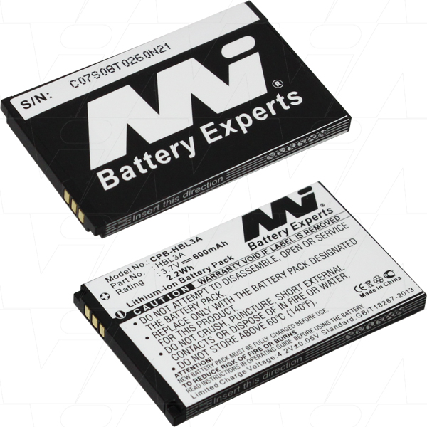 MI Battery Experts CPB-HBL3A-BP1